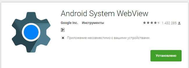 Android System WebView – що це за програма, можна видалити?