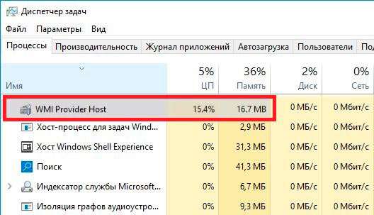 WMI Provider Host – що це за процес вантажить процесор